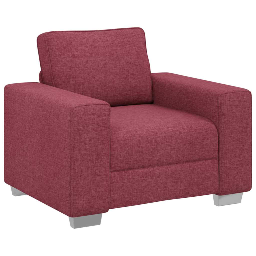 Sofa-Sessel Weinrot 100 cm Stoff