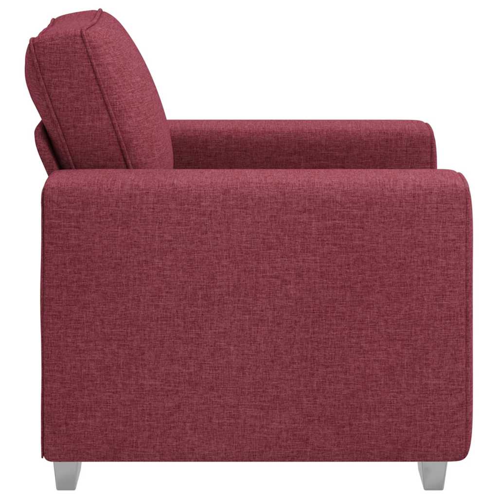 Sofa-Sessel Weinrot 100 cm Stoff