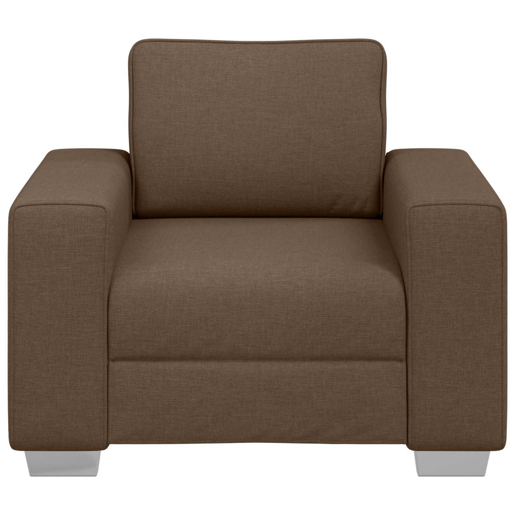 Sofa-Sessel Braun 100 cm Stoff