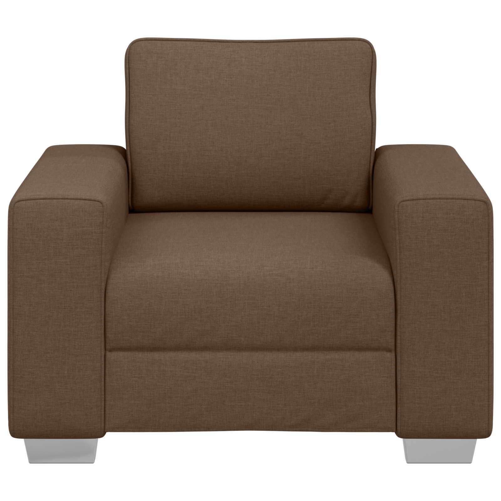 Sofa-Sessel Braun 100 cm Stoff