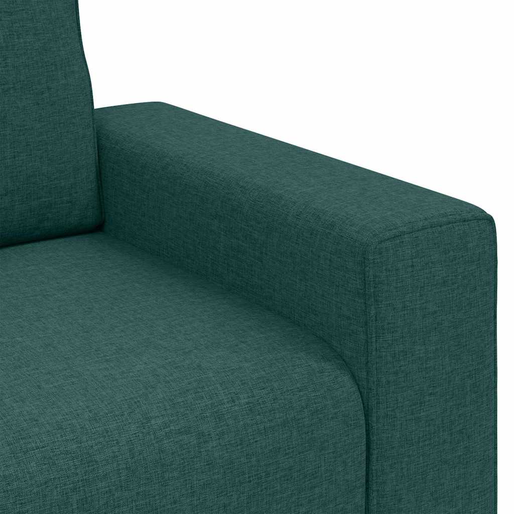 Sofa-Sessel Dunkelgrün 100 cm Stoff
