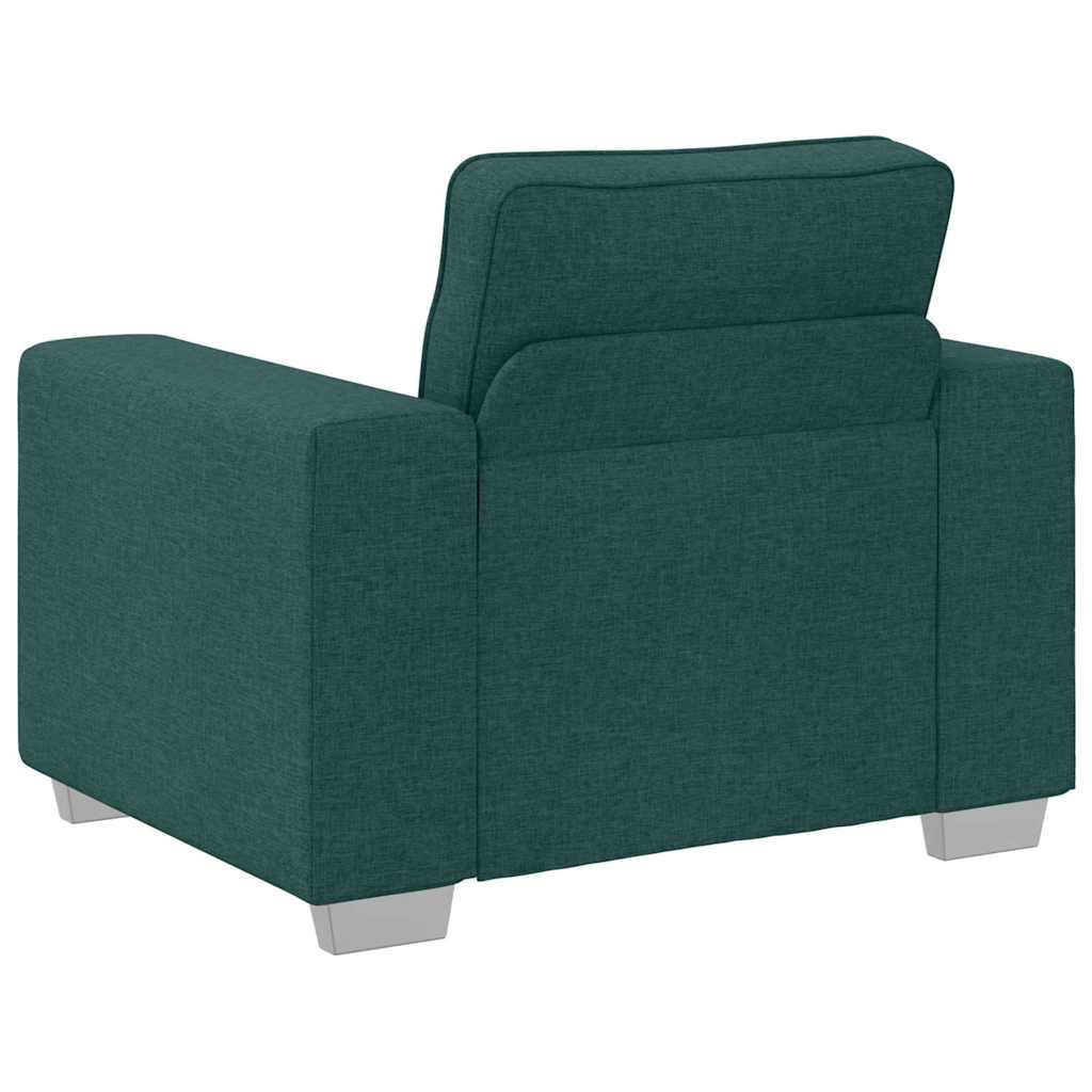 Sofa-Sessel Dunkelgrün 100 cm Stoff