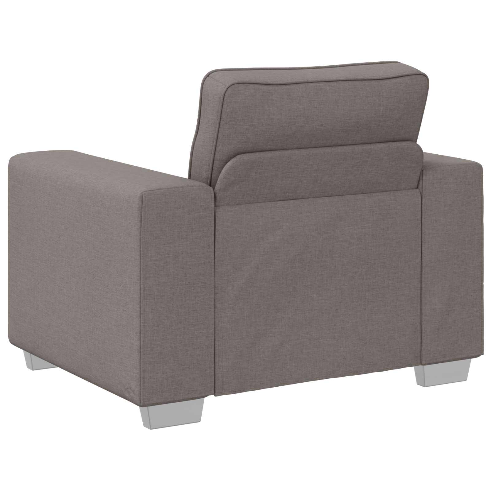 Sofa-Sessel Taupe 100 cm Stoff