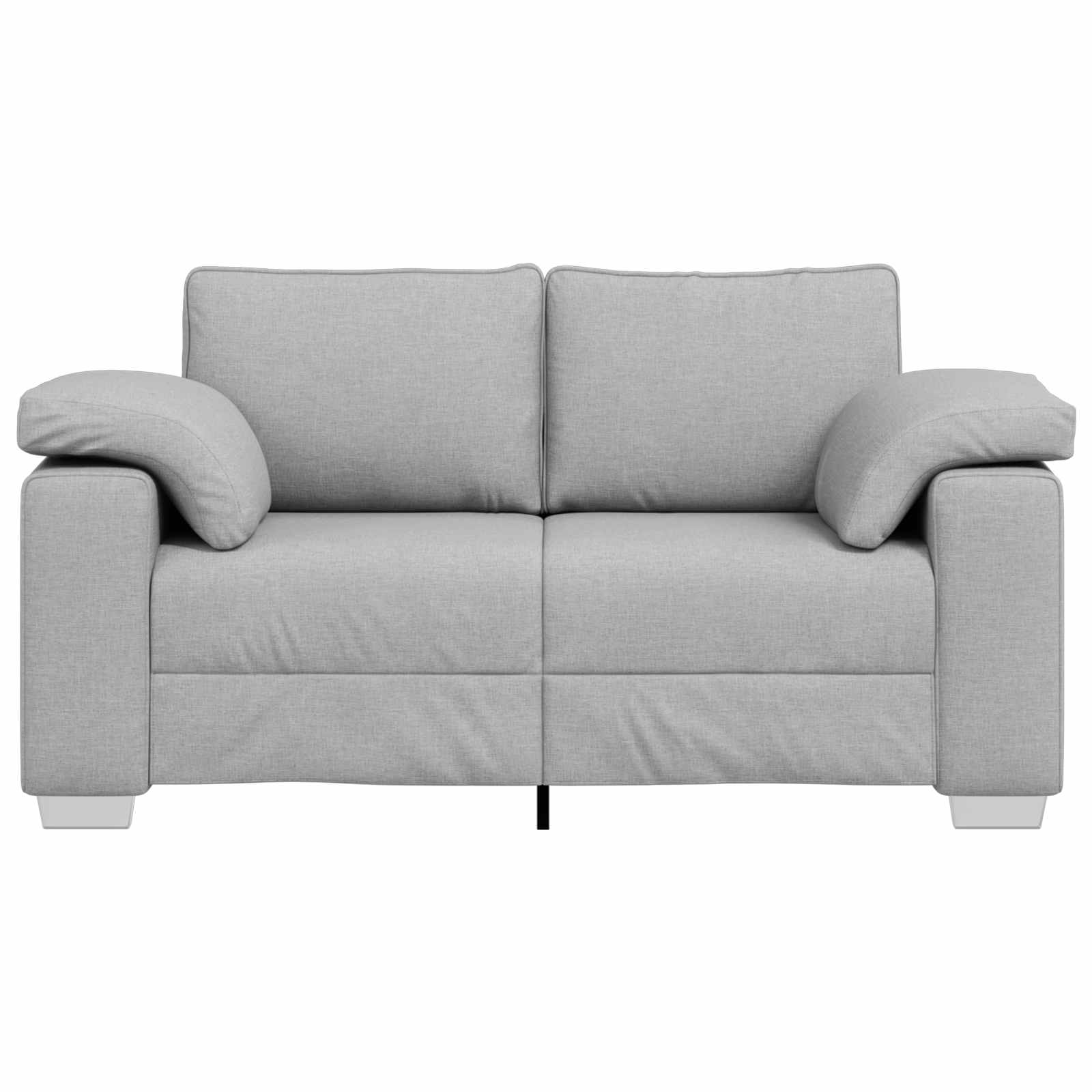 Zweisitzer-Sofa Wolkengrau 160 cm Stoff