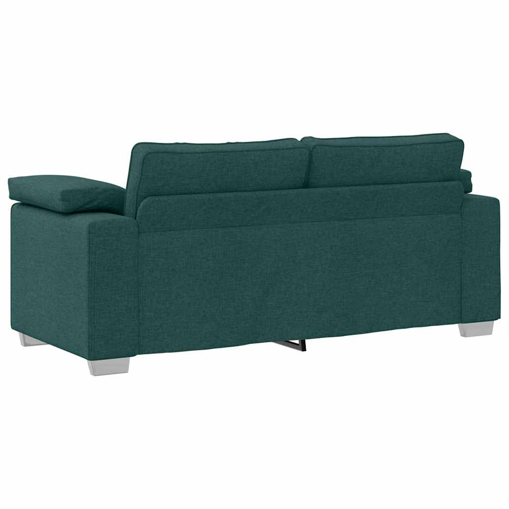Zweisitzer-Sofa Dunkelgrün 180 cm Stoff