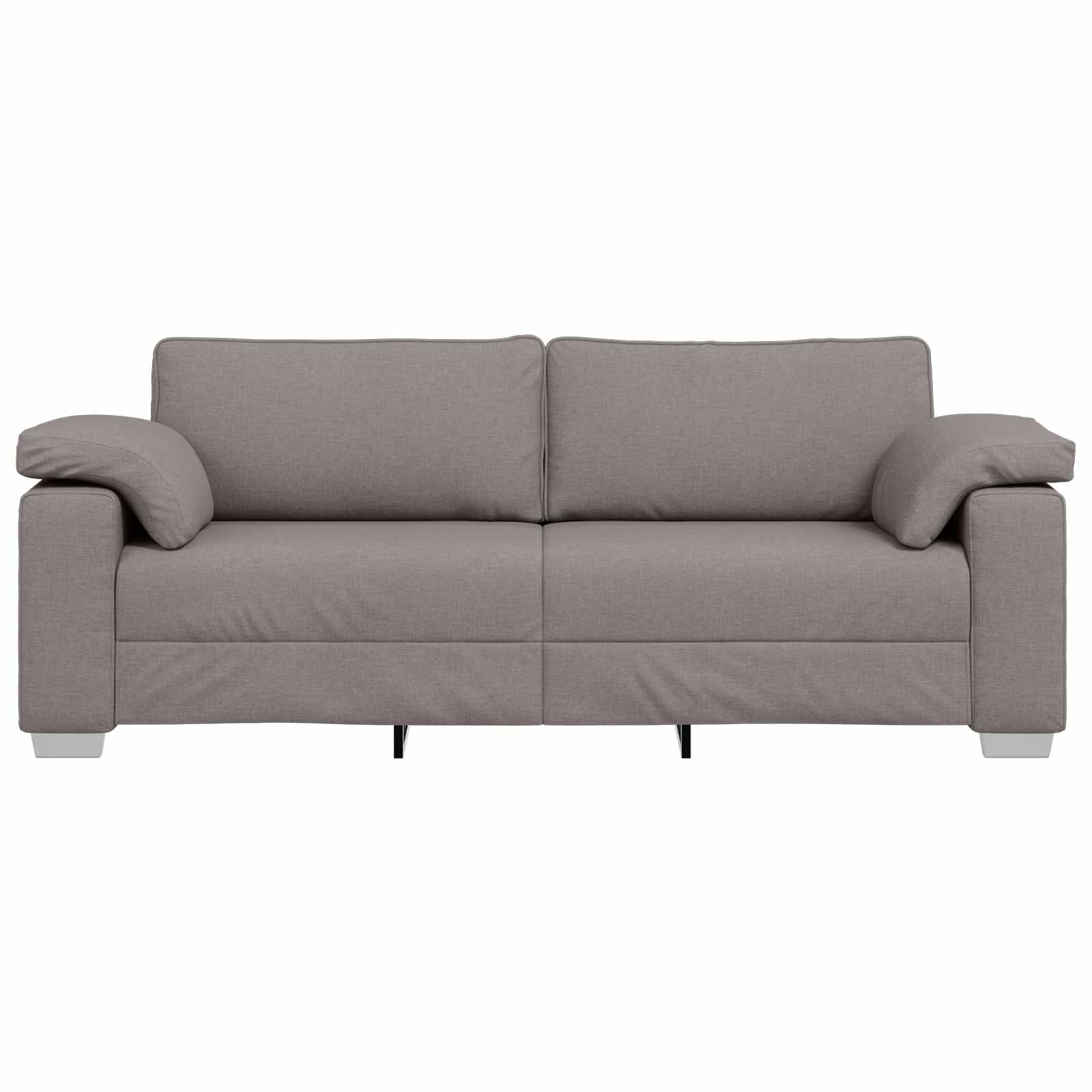 3-Sitzer-Sofa Taupe 220 cm Stoff