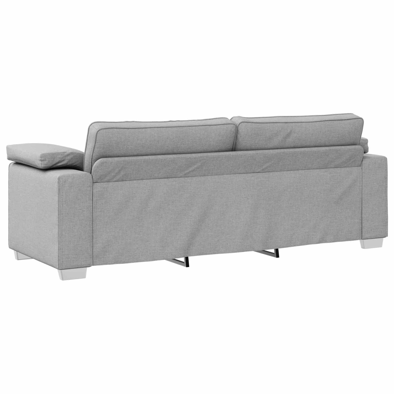 3-Sitzer-Sofa Wolkengrau 220 cm Stoff