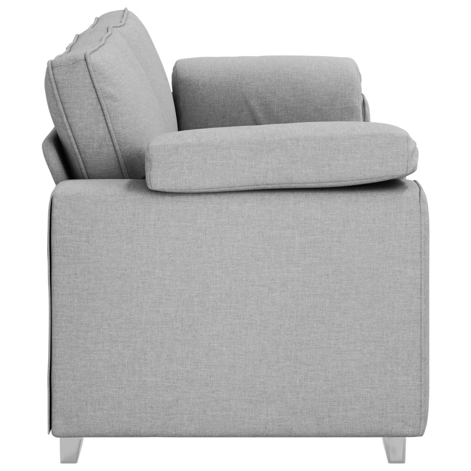 3-Sitzer-Sofa Wolkengrau 220 cm Stoff
