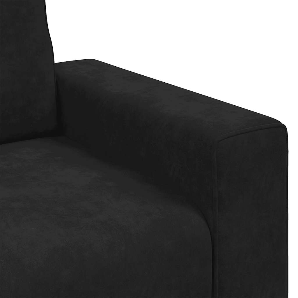 Sessel Schwarz 100x77x82 cm Samt