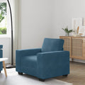 Sessel Blau 100x77x82 cm Samt