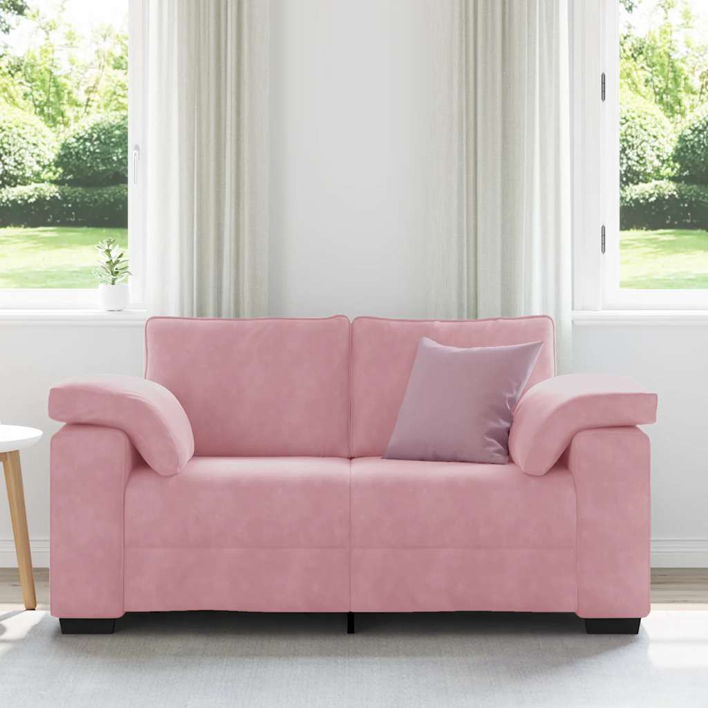 Zweisitzer-Sofa Rosa 160x77x82 cm Samt