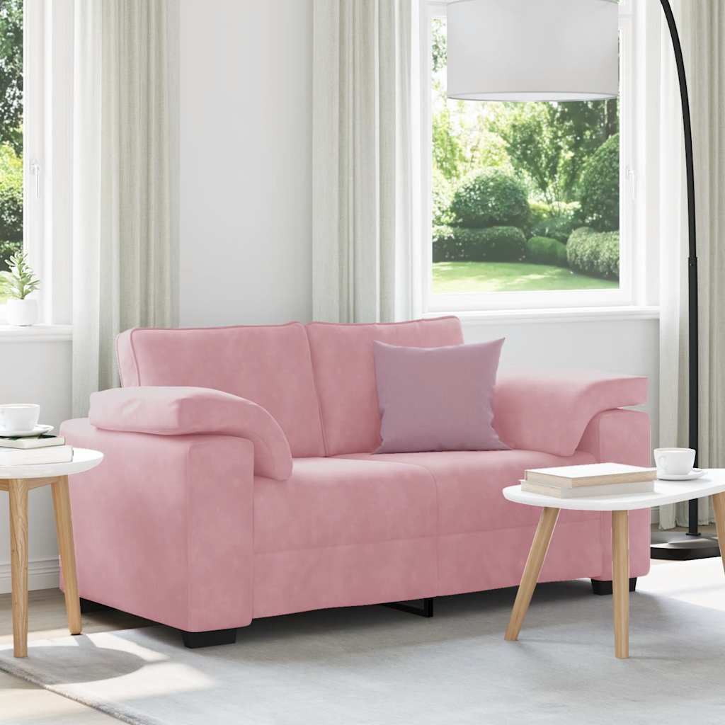 Zweisitzer-Sofa Rosa 160x77x82 cm Samt