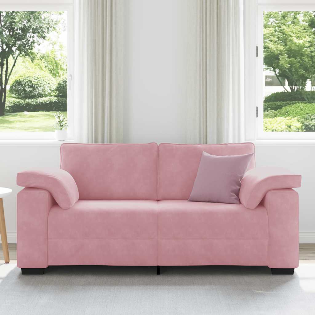 Zweisitzer-Sofa Rosa 180x77x82 cm Samt