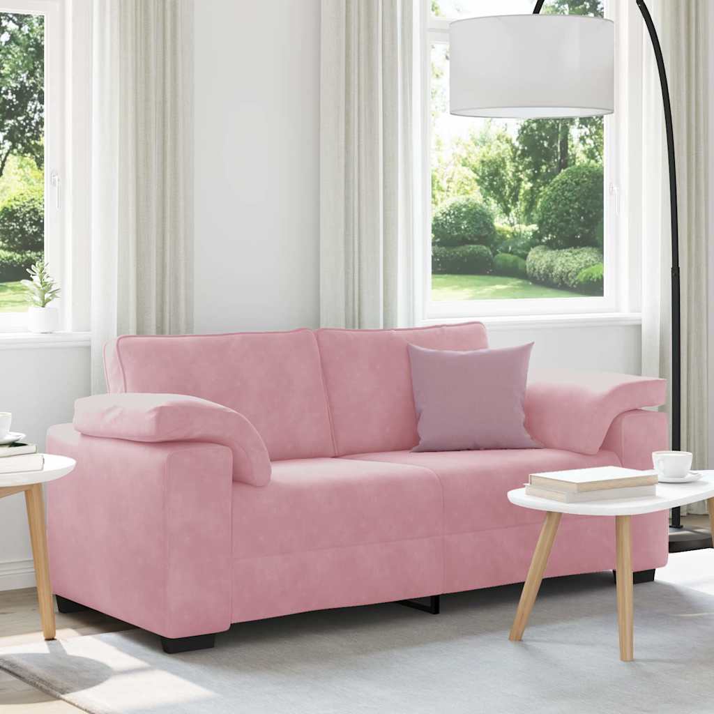 Zweisitzer-Sofa Rosa 180x77x82 cm Samt