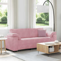 3-Sitzer-Sofa Rosa 220x77x82 cm Samt