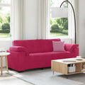 3-Sitzer-Sofa Weinrot 220x77x82 cm Samt