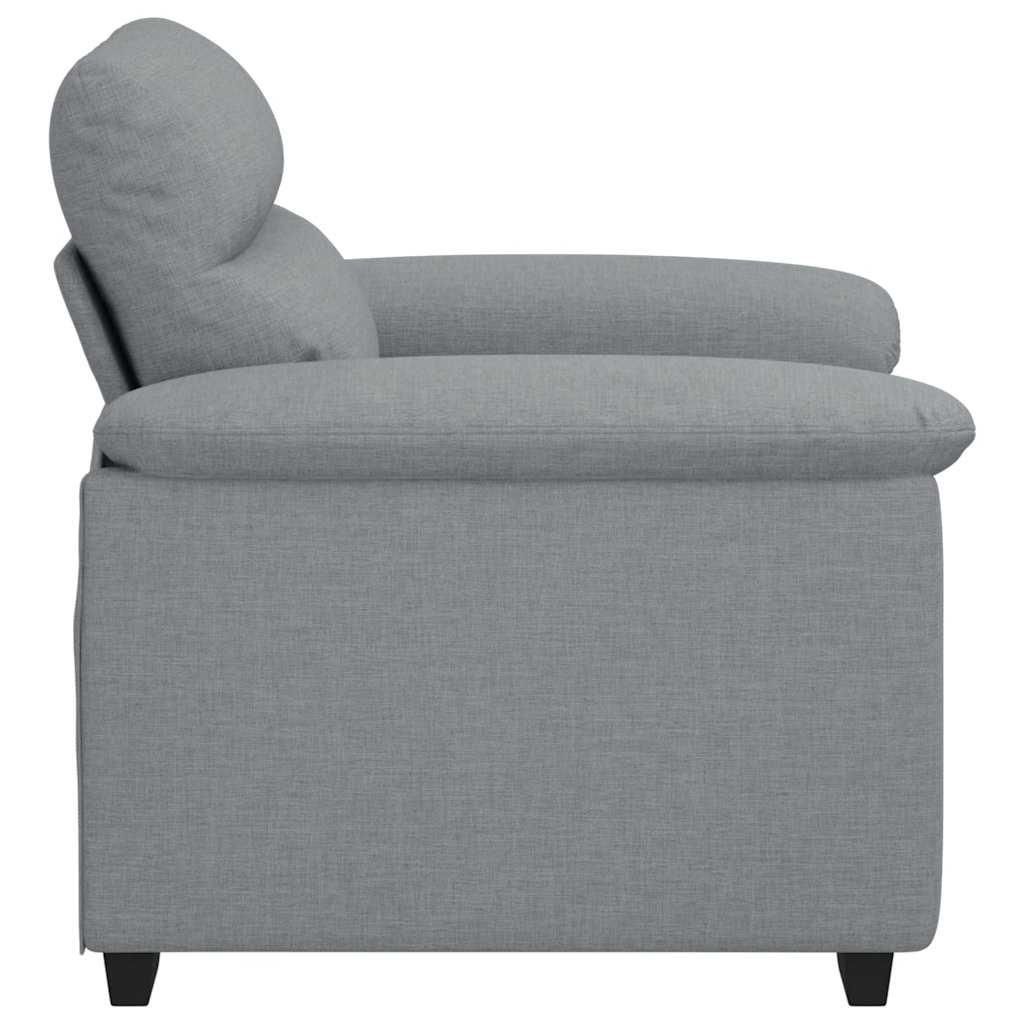 Sessel Hellgrau 100x81x84 cm Stoff