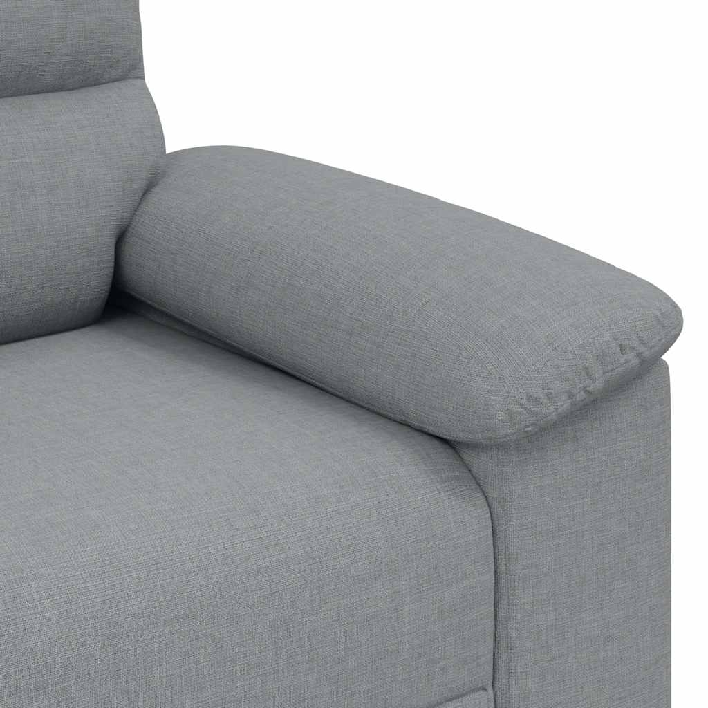 Sessel Hellgrau 100x81x84 cm Stoff