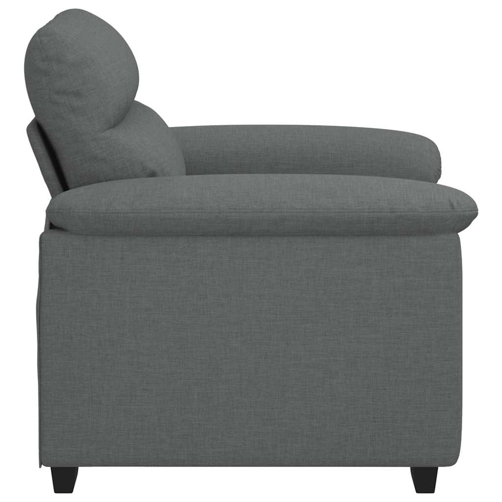 Sessel Dunkelgrau 100x81x84 cm Stoff