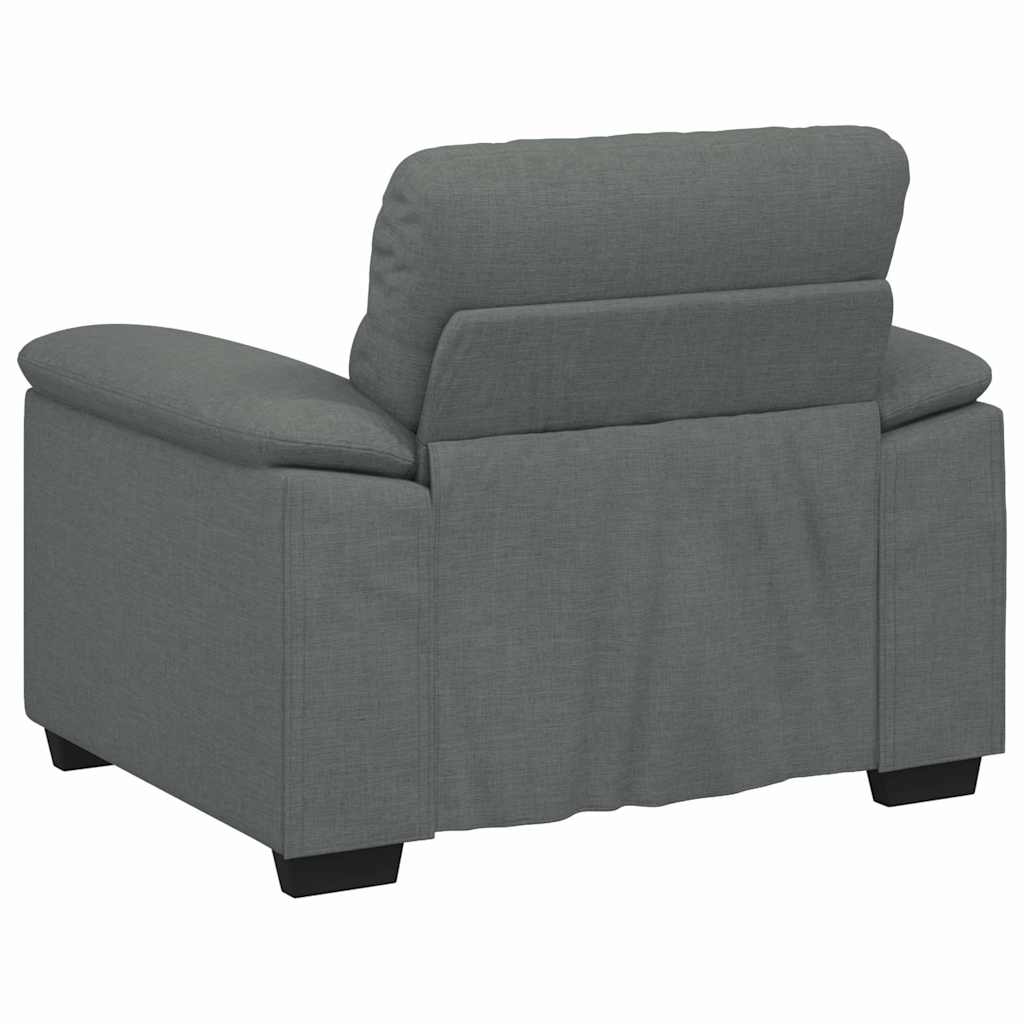 Sessel Dunkelgrau 100x81x84 cm Stoff