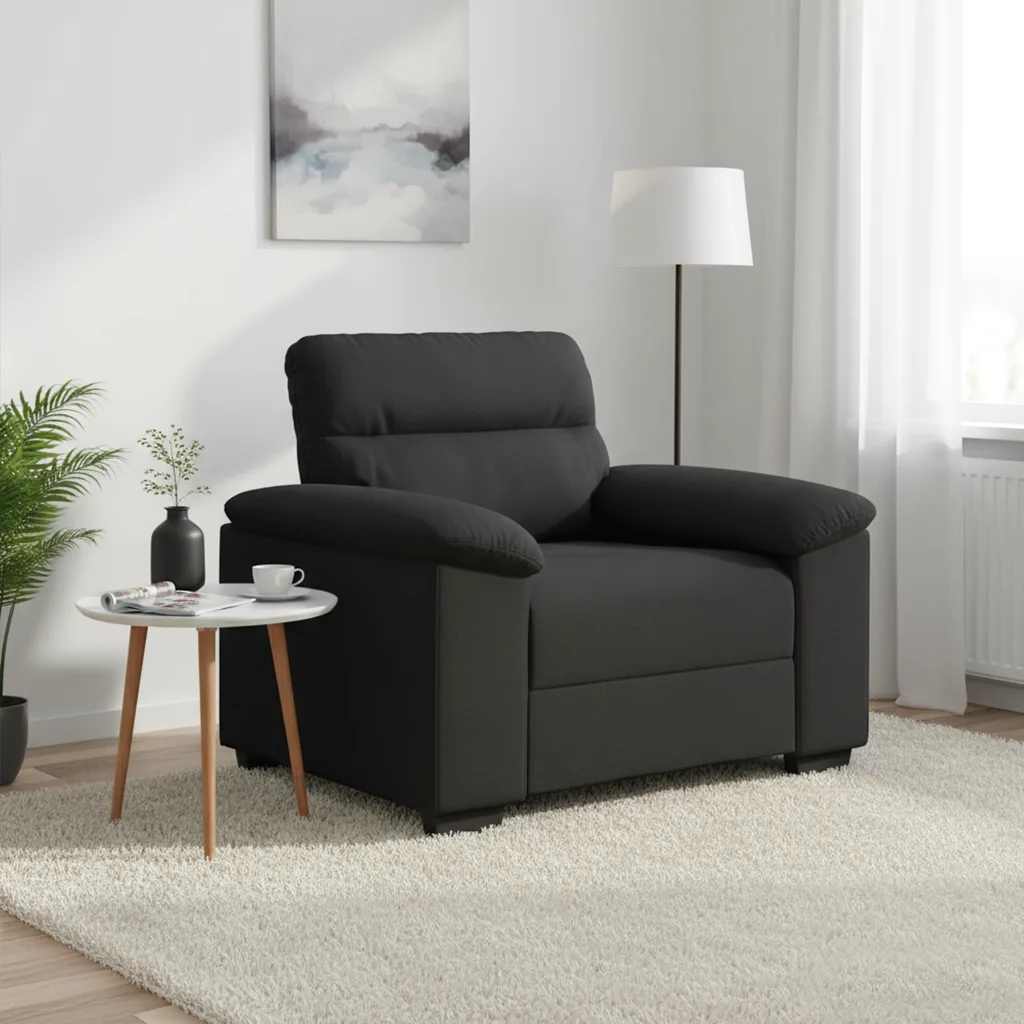 Sessel Schwarz 100x81x84 cm Stoff