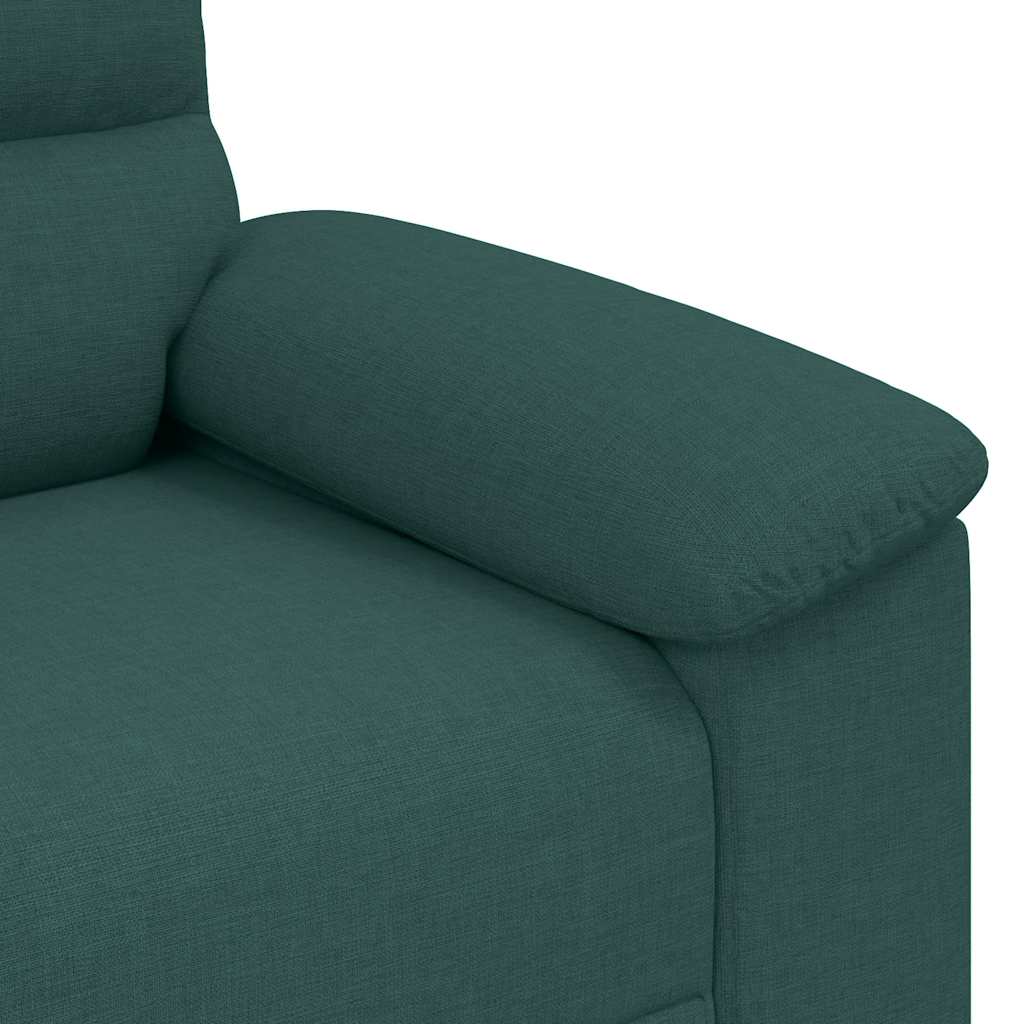 Sessel Dunkelgrün 100x81x84 cm Stoff