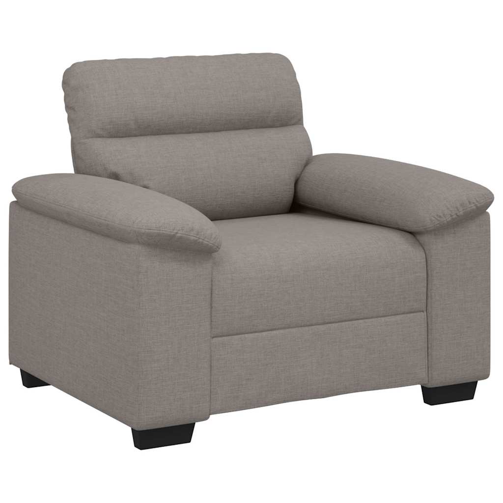 Sessel Taupe 100x81x84 cm Stoff