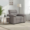 Sessel Taupe 100x81x84 cm Stoff