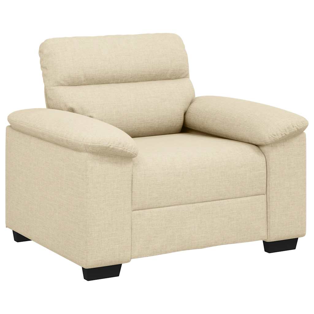 Sessel Creme 100x81x84 cm Stoff