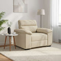 Sessel Creme 100x81x84 cm Stoff