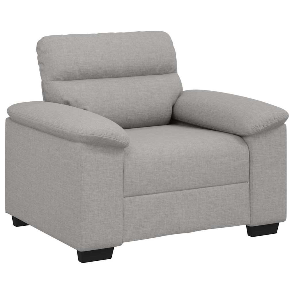 Sessel Wolkengrau 100x81x84 cm Stoff
