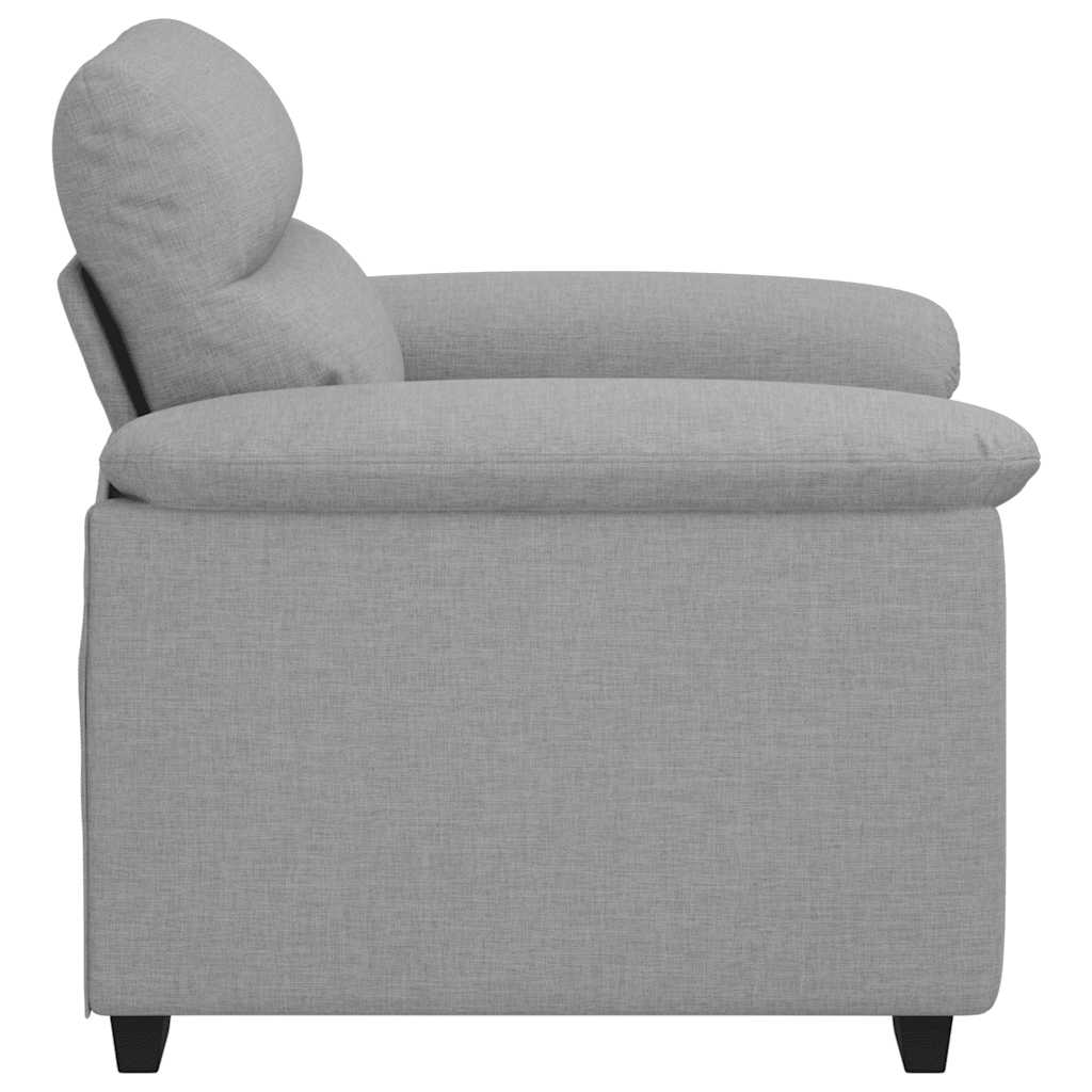 Sessel Wolkengrau 100x81x84 cm Stoff