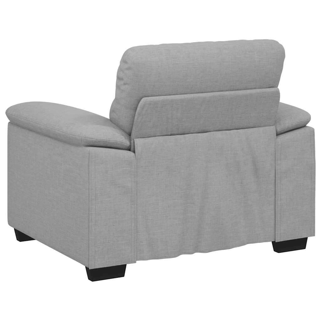 Sessel Wolkengrau 100x81x84 cm Stoff