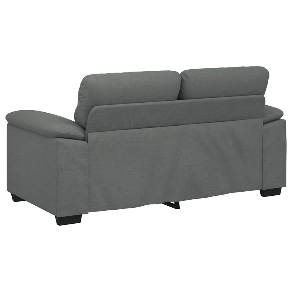2-Sitzer-Sofa Dunkelgrau 160x81x84 cm Stoff