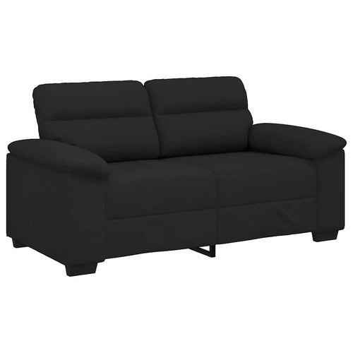 2-Sitzer-Sofa Schwarz 160x81x84 cm Stoff