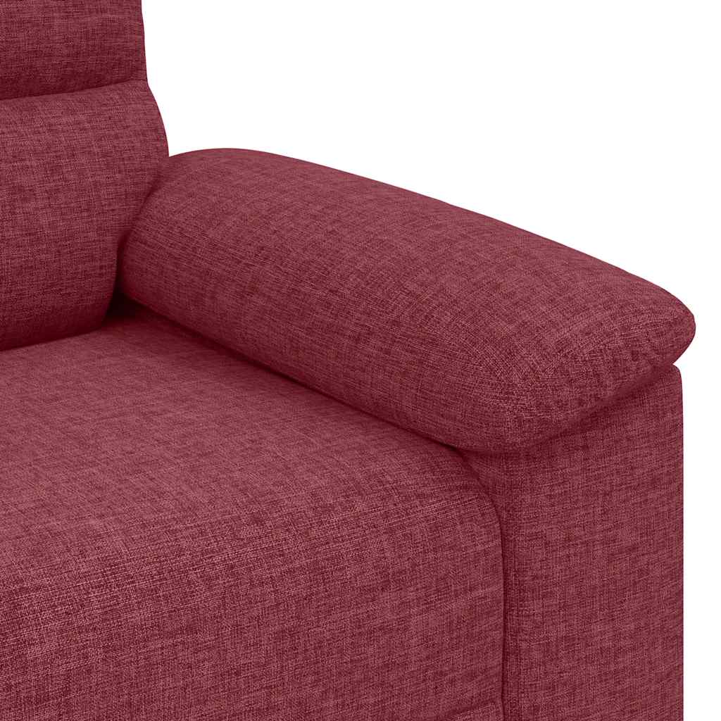2-Sitzer-Sofa Weinrot 160x81x84 cm Stoff
