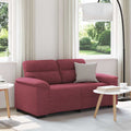 2-Sitzer-Sofa Weinrot 160x81x84 cm Stoff