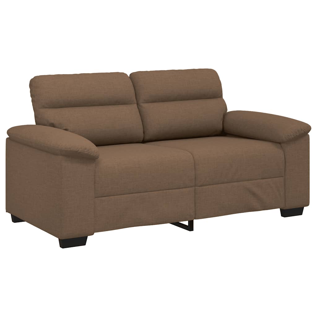 2-Sitzer-Sofa Braun 160x81x84 cm Stoff