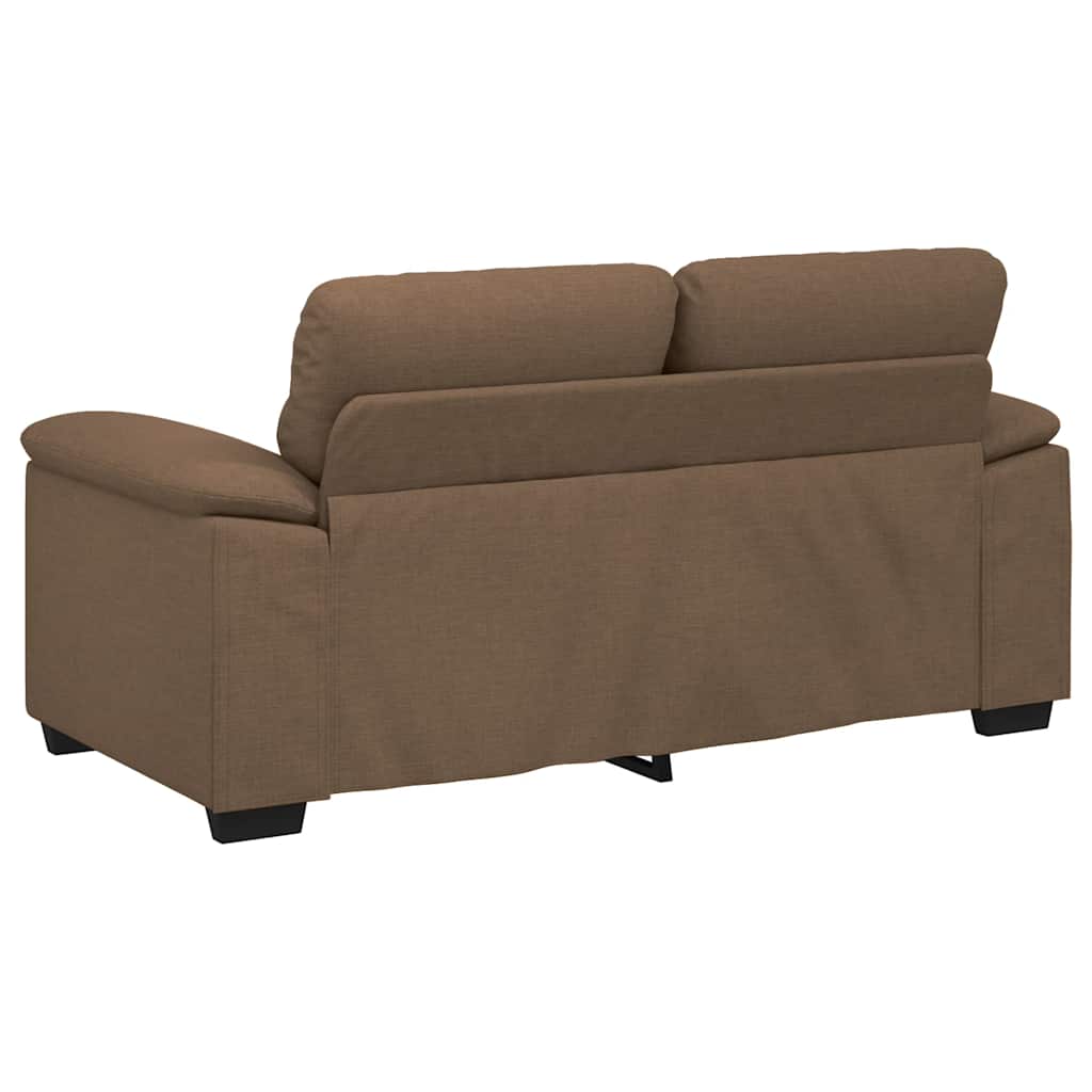 2-Sitzer-Sofa Braun 160x81x84 cm Stoff