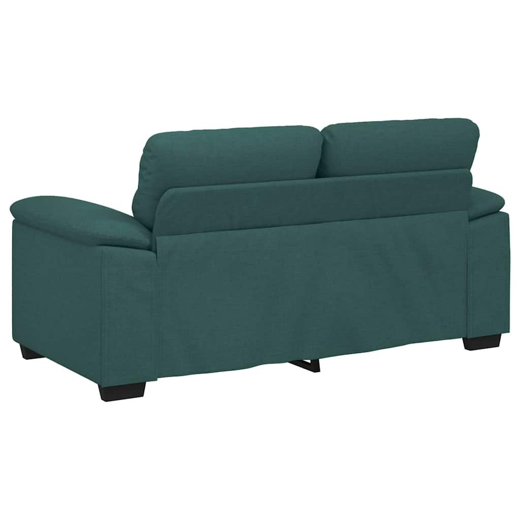 2-Sitzer-Sofa Dunkelgrün 160x81x84 cm Stoff