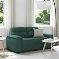 2-Sitzer-Sofa Dunkelgrün 160x81x84 cm Stoff