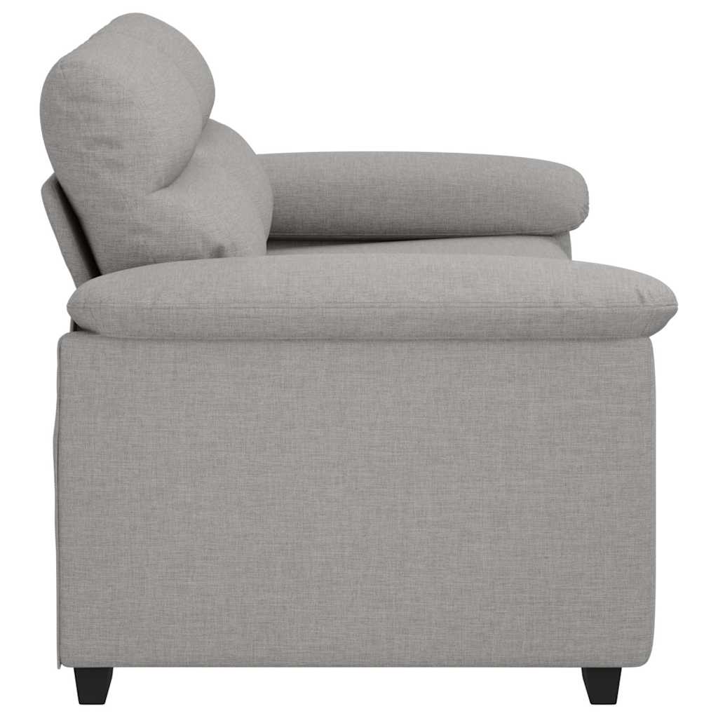 2-Sitzer-Sofa Wolkengrau 160x81x84 cm Stoff