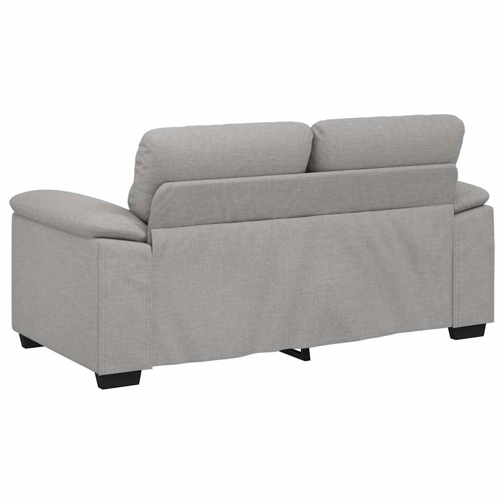2-Sitzer-Sofa Wolkengrau 160x81x84 cm Stoff
