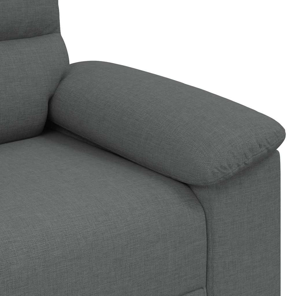 2-Sitzer-Sofa Dunkelgrau 180x81x84 cm Stoff