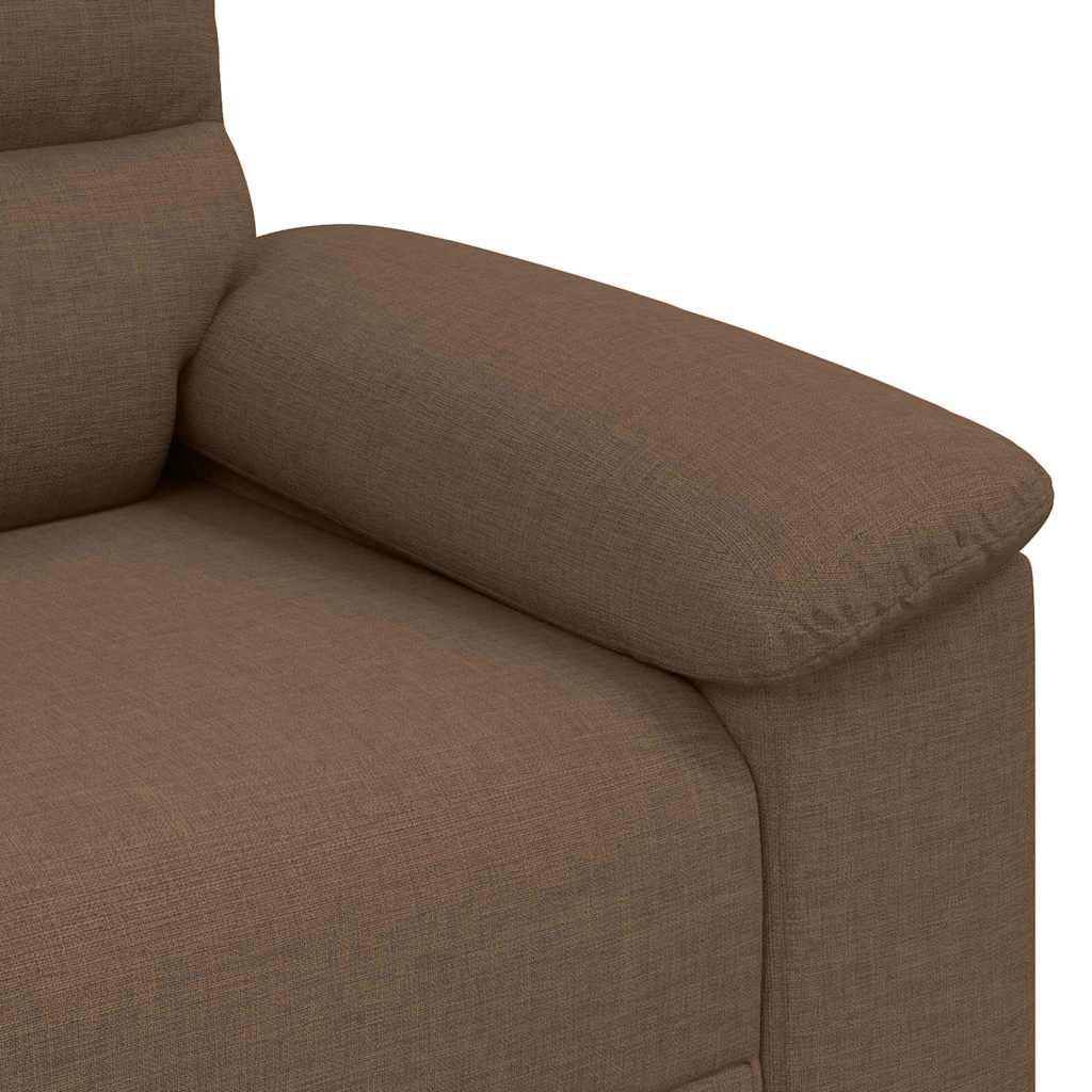 2-Sitzer-Sofa Braun 180x81x84 cm Stoff