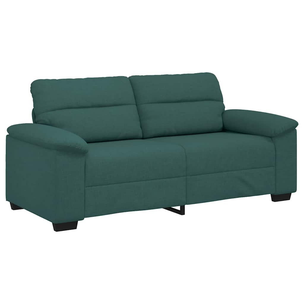 2-Sitzer-Sofa Dunkelgrün 180x81x84 cm Stoff
