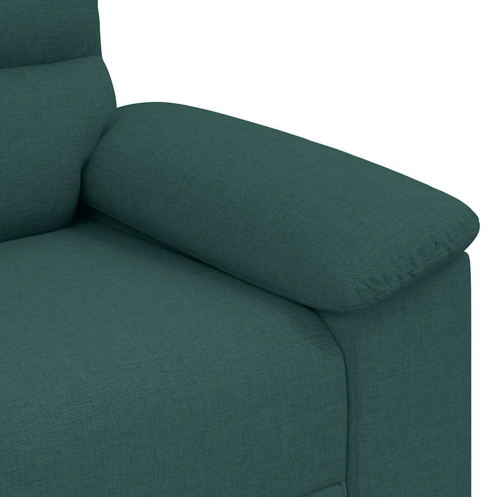 2-Sitzer-Sofa Dunkelgrün 180x81x84 cm Stoff