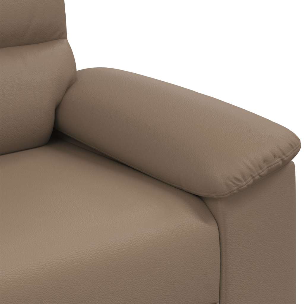 Sessel Cappuccino-Braun 100x81x84 cm Kunstleder