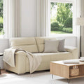 2-Sitzer-Sofa Creme 180x81x84 cm Kunstleder