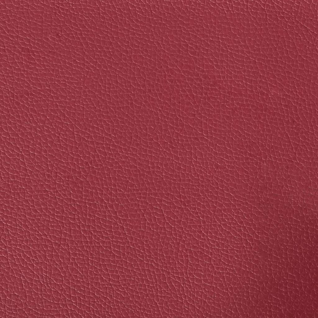 2-Sitzer-Sofa Weinrot 180x81x84 cm Kunstleder
